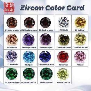 Wuzhou pierre précieuse synthétique de haute qualité zircon coupe coeur zircon couleur rose zircone cubique - Product Image 3