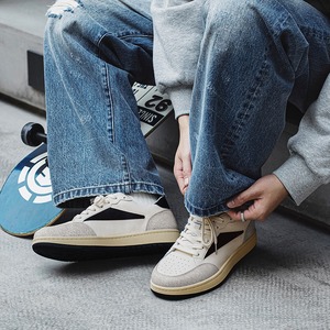 Baskets Explosive Crack pour hommes, nouveau style 2026, blanches rétro, polyvalentes pour toutes les occasions, sportives, décontractées et tendance, collection printemps - Product Image 2