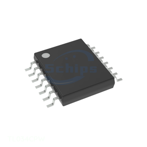 TL034CPW Components Electronic BOM IC In Stock 14 TSSOP (0.173", 4.40mm Width) Chip IC OPAMP JFET 4 CIRCUIT 14TSSOP - Product Image 1