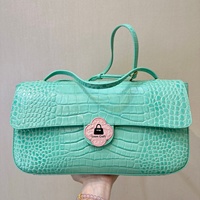 Sacs à main en cuir gaufré crocodile pour femmes, sacs de luxe de créateur, sacs bandoulière de marque de luxe pour femmes, sacs de Guangzhou