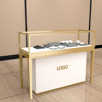 Bijoux haut de gamme montre boutique bois et verre vitrine design montre kiosque vitrine d'affichage