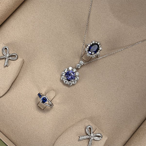 FANXI Vente en gros de boîtes à bijoux de luxe de grande capacité, organisateur de bijoux pour colliers, boucles d'oreilles, bagues - Product Image 2