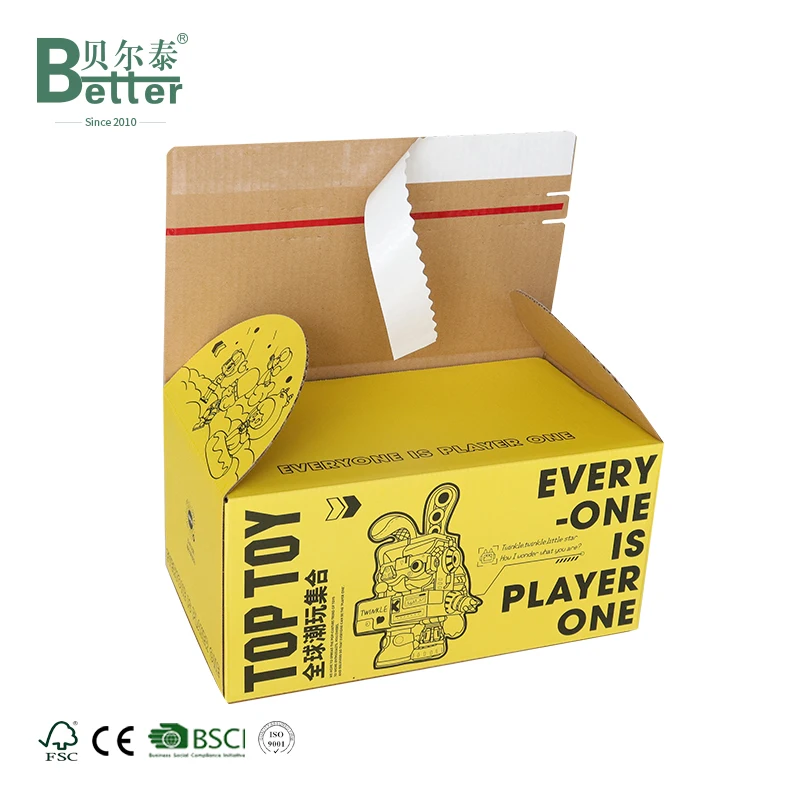 Custom High Quality Full Color Printed Corrugated Carton For Commercial Brand Marketing Power Commodity Value Ultimate Unboxing