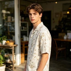 Baggy Summer 2026 Casual Xxxl <b>Shirts</b> 100 <b>Polyester</b> <b>Shirt</b> Printed Button Down Arabian Men's Embroidered <b>Shirts</b> - Product Image 4