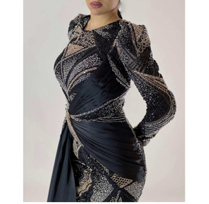 Premium Fit Luxury Design Robe de soirée Cocktail classique intemporel pour les femmes pour les célébrations et événements formels - Product Image 4