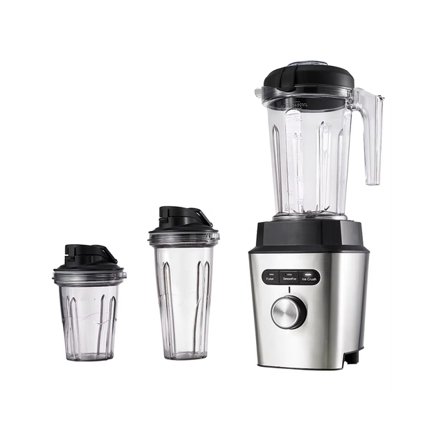 Stainless Steel Blender Juicer Machine Ice Crushing Multifunctional Electric Mixer BPA-Free Jar for Household Use