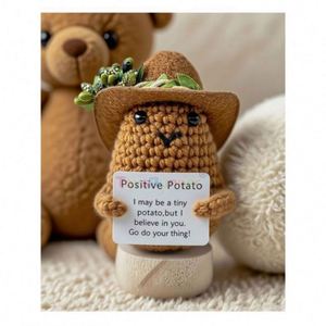 Juguetes de Peluche de Mono Tejidos a Crochet con Hilo Orgánico para Bebés, Animales de Peluche Kawaii Hechos a Mano, Color y Logotipo Personalizados, Certificados de Seguridad - Product Image 2