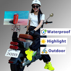 Écran LED universel pour boîte, coffre supérieur, dossier, repose-siège de moto, scooter électrique, publicité mobile, large plage de tension, application - Product Image 1