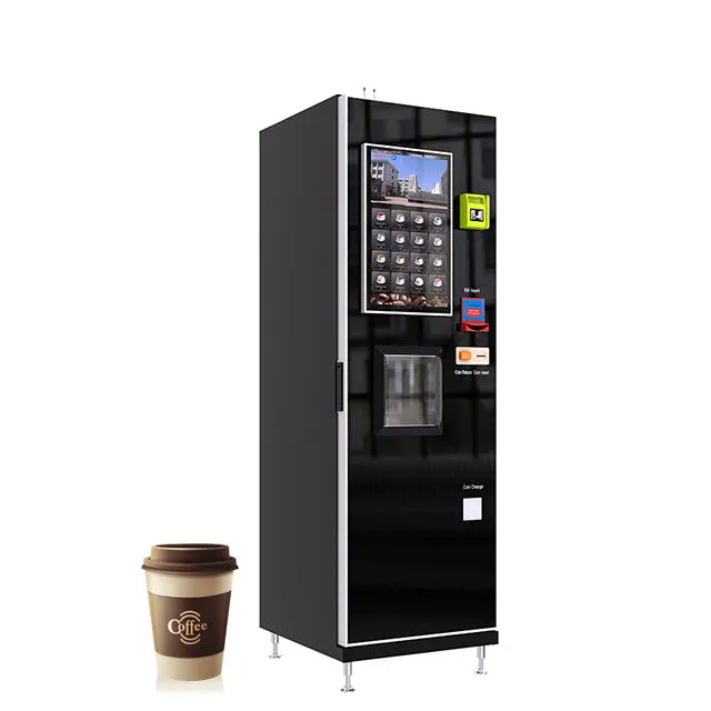인기있는 디자인 자동 소형 커피 키오스크 캡슐 커피 자판기