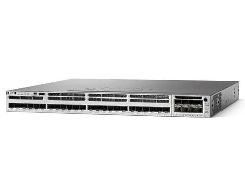 3850 32-port SFP+ transceiver 1 network module slot support for up to 10 G SFP+ WS-C3850-32XS-S/E
