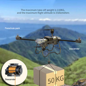 Drones de carga plegables con capacidad de 50 kg, cámara 4K HD, GPS, lanzamiento aéreo profesional, elevación de carga pesada, drones de entrega de largo alcance. - Product Image 2