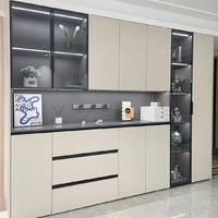 Salle à manger de luxe côté armoire salon stockage décoratif armoire porte d'entrée buffet armoire