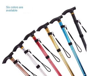 Bastones de altura ajustable que proporcionan soporte y estabilidad bastones bastón para discapacitados y ancianos muleta médica de aleación de aluminio - Product Image 1