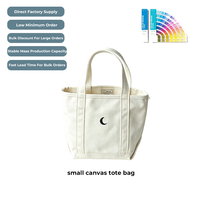 Sac fourre-tout en toile brodé personnalisé, petit format, structuré, pour le shopping, avec logo personnalisé, OEM, faible MOQ, vente en gros pour usage quotidien ou cadeau