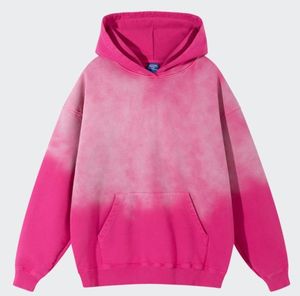 Custom Logo INS Style <b>Padded</b> Heavyweight Knitted Fabric Hoodies Solid Color Plain <b>Running</b> Wear for Men New Plus Size T-Shirts - Product Image 4