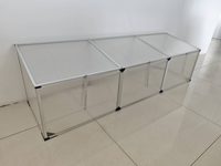 Mini serre en aluminium d'extérieur, mobilier de jardin, mini serre imperméable, véranda, serre