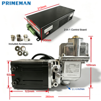Pompe à vide de récupération de vapeurs PRM certifiée ATEX, basse pression, OEM, pour station-service, DC 36V