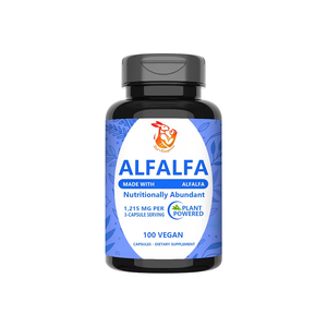 Complément alimentaire de luzerne OEM/ODM Well Body en capsules, vitamines et minéraux pour la santé digestive et le soutien immunitaire des adultes, marque privée - Product Image 1