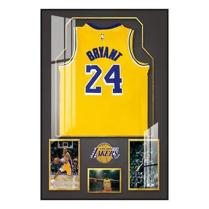 Pintura artística de pared de estrellas de la NBA, decoración moderna de lujo, pintura de porcelana de cristal de diseño, gran oferta