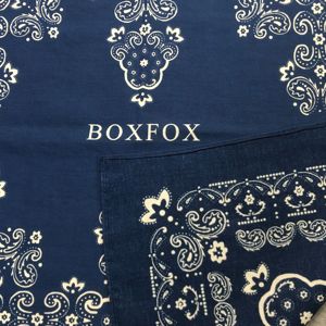 Bandana en coton imprimé double face carré personnalisé promotionnel 22 "x 22" Paisley Design Cotton <span class=keywords><strong>Hanker</strong></span> Chief - Product Image 2