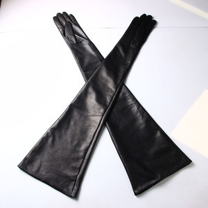 Elegantes Guantes de Ópera para Fiestas y Vestidos de Noche - Guantes de Piel de Oveja para <span class=keywords><strong>Mujer</strong></span> - Product Image 2