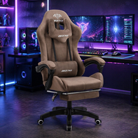 Chaise de jeu personnalisée avec logo OEM, en cuir PU, chaise de gamer confortable avec massage, chaise de bureau pour adultes