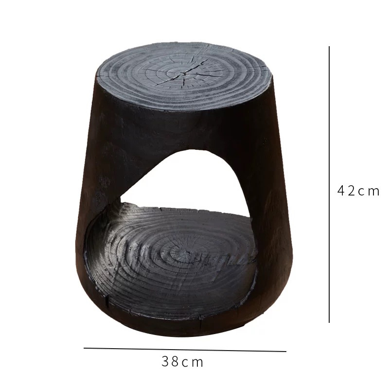 10 tipos de troncos carbonizados 38* 42cm