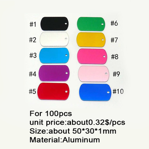 Изготовление на заказ: Металлическая жетонная бирка для собак из цинкового сплава с эмалью, в стиле хип-хоп, крутой дизайн, легкая и прочная - Product Image 6