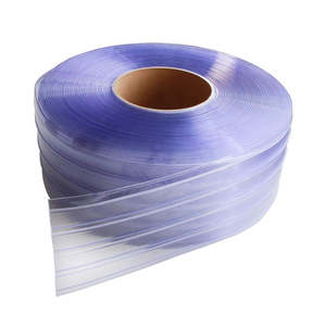 ม่านแถบ PVC ใส<span class=keywords><strong>กั้น</strong></span><span class=keywords><strong>ห้อง</strong></span>ประตูกั้นโปร่งใสสำหรับใช้ในอุตสาหกรรมบ้านช่วยให้มองเห็นแสง AC การไหลเวียนของอากาศ - Product Image 1