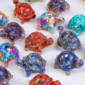 Decorazione domestica tartaruga pietra <span class=keywords><strong>di</strong></span> cristallo intaglio artigianale scultura <span class=keywords><strong>di</strong></span> cristallo naturale pietra levigata pietre animali <span class=keywords><strong>di</strong></span> cristallo - Product Image 1