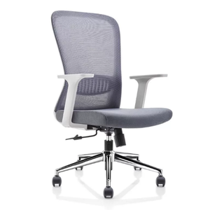 Nouvelles chaises de bureau pivotantes exécutives modernes de haute qualité avec cadre en bois, réglables en hauteur et inclinables, en maille - Product Image 4