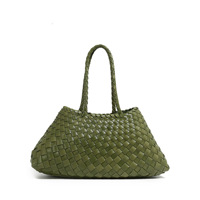 Nova Bolsa Cesta de Vegetais Artesanal Primavera Verão 2026, Bolsa de Mão de Grande Capacidade, Bolsa de Ombro Multifuncional com Alça, Moda