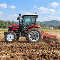 Tracteur-pelleteuse à quatre roues hydraulique certifié CE, 100 CV, 120 CV, avec cabine climatisée – Vente chaude