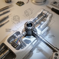 Repuestos Electrónicos para Robots Humanoides y Robots de Compañía, Piezas Robóticas de Fábrica, Aleación de Alta Resistencia, Mecanizado CNC