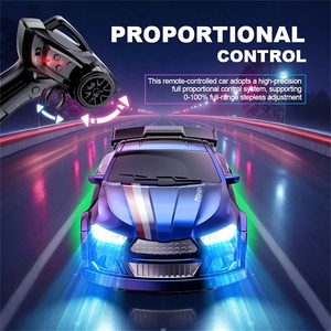 2.4GHz 2-tốc độ quy mô 1/64 RC trôi xe tốc độ cao 4WD đèn Led điều khiển vô tuyến Đồ chơi máy tính để bàn trò chơi với Li-ion pin đèn LED - Product Image 4