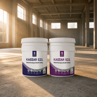 Revêtement de sol en résine époxy sans solvant Kastar 521 de qualité supérieure, 2K semi-brillant pour surfaces en béton
