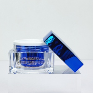 Contenants cosmétiques carrés de 15g, 30g, 50g, emballages pour baume à lèvres, crème pour les yeux, pot en plastique carré vide, pot en acrylique - Product Image 6