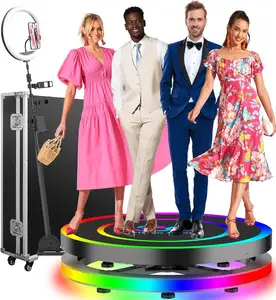 Wholesale Party 360 Overhead Photo Booth Video Photobooth Machine Selfie 360 Top Spinner Photo Booth 360 Without Truss Arch