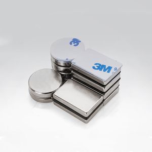 מגנט ניאודימיום מותאם אישית NdFeB N42SH N45SH N48SH עם דבק 3M - Product Image 2