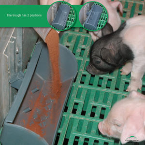 Comedero Damino PlayFeeder diseñado para lechones que estimula la absorción temprana de hierro con dos posiciones y fácil uso para fórmula de hierro en polvo - Product Image 3