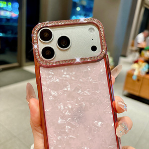 Coque de téléphone antichoc en acrylique PC TPU avec paillettes de diamant électroplaquées pour iPhone <span class=keywords><strong>Air</strong></span> 17 Pro 17 17 Pro <span class=keywords><strong>Max</strong></span> - Product Image 5
