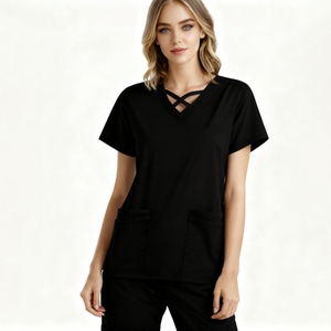 زي موحد للجراحة مضاد للتجاعيد مقاوم للحرارة في المستشفى من Uniforme De Enfermera طقم زي موحد للتمريض - Product Image 4