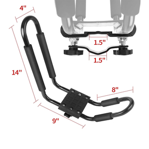 Soporte para Kayak de Alta Resistencia para <span class=keywords><strong>Coche</strong></span>, Barra en J para Canoa, Tabla de <span class=keywords><strong>Surf</strong></span>, Soporte de Montaje para SUV, Barra Transversal de Almacenamiento - Product Image 3