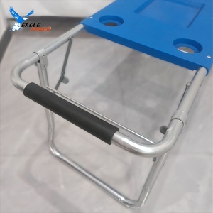 2 in 1 tragbarer <span class=keywords><strong>Trolley</strong></span> Cart Aluminium klappbarer Strand wagen für Picknick, Strand, Rasen, Sport im Freien - Product Image 2