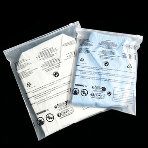 Portable PE Garment Zipper Pouch, Transparent <b>Clear</b> Plastic <b>Bag</b>, Convenient Moisture Proof Pack <b>Bag</b> - Product Image 3