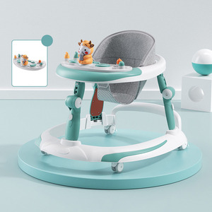 ใหม่รถเข็นหัดเดินม้าโยกพร้อมไฟดนตรีรองเท้าหัดเดินโครงพลาสติก<span class=keywords><strong>พับ</strong></span><span class=keywords><strong>ได้</strong></span>ปลอดภัย - Product Image 3