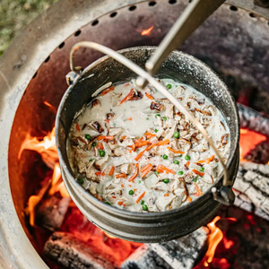 Meilleure vente de poterie de Camping en fonte 2022, marmite à feu de Style africain pré-assaisonné, ustensiles de cuisine pour l'extérieur, casseroles à <span class=keywords><strong>soupe</strong></span> et à Stock - Product Image 2