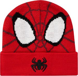 Conjunto de 2 Piezas de Gorro y Guantes de Invierno para Niños, Diseño de Superhéroe Araña, Tejido Jacquard, Gorro Térmico Cálido para Niños y Niñas - Product Image 4