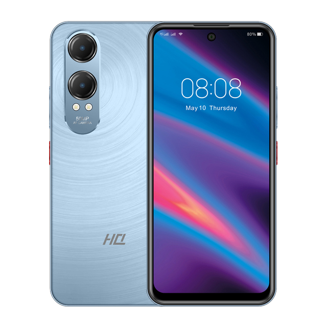 HQS86 LTE 4G Smartphone 6.8 Inch Display 13MP Dual Camera 128GB 4GB SC9863 Octa Core 5160mAh English