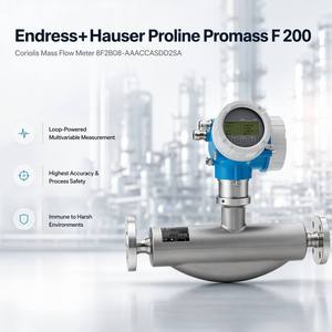 Medidor de Flujo Másico Coriolis Endress+Hauser Proline Promass F 200 8F2B08-AAACCASDD2SA de Alta Precisión - Product Image 1